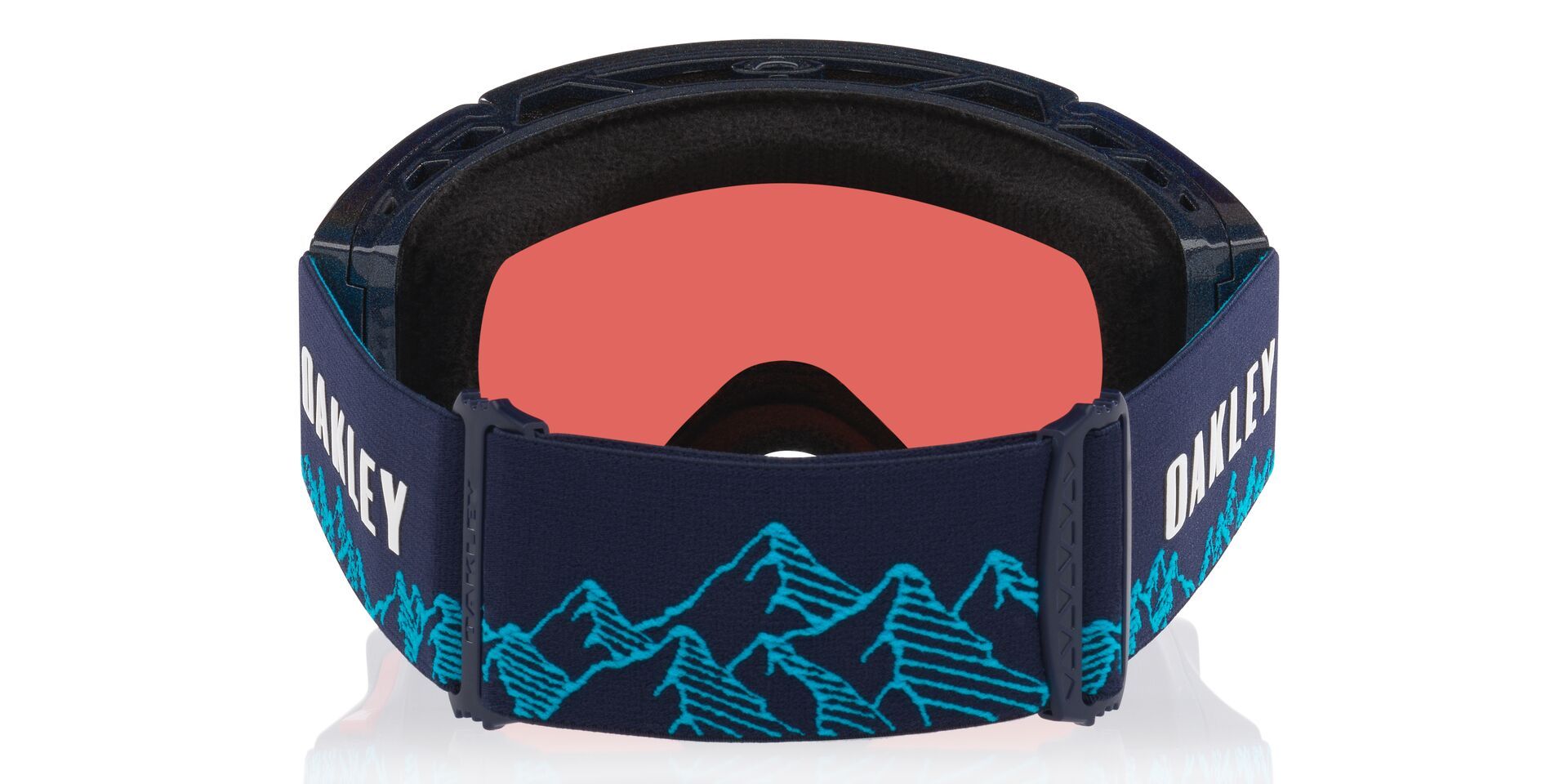 Oakley Flow Scape™ Ski & Snowboard Goggles 2026 - Shiffrin Signature With Prizm Sapphire Lens Back_Flat