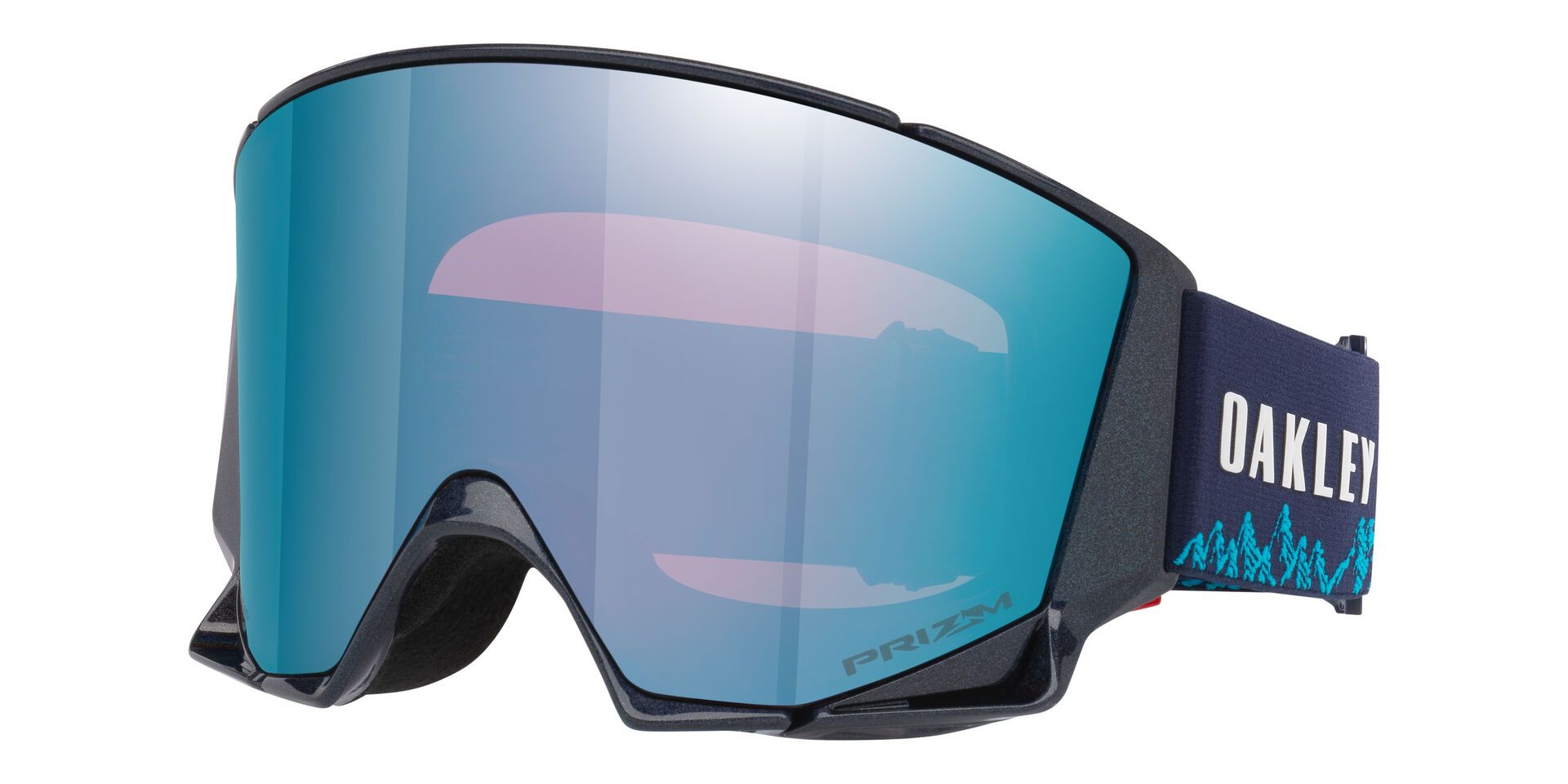 Oakley Flow Scape™ Ski & Snowboard Goggles 2026 - Shiffrin Signature With Prizm Sapphire Lens Front_Angled_Left
