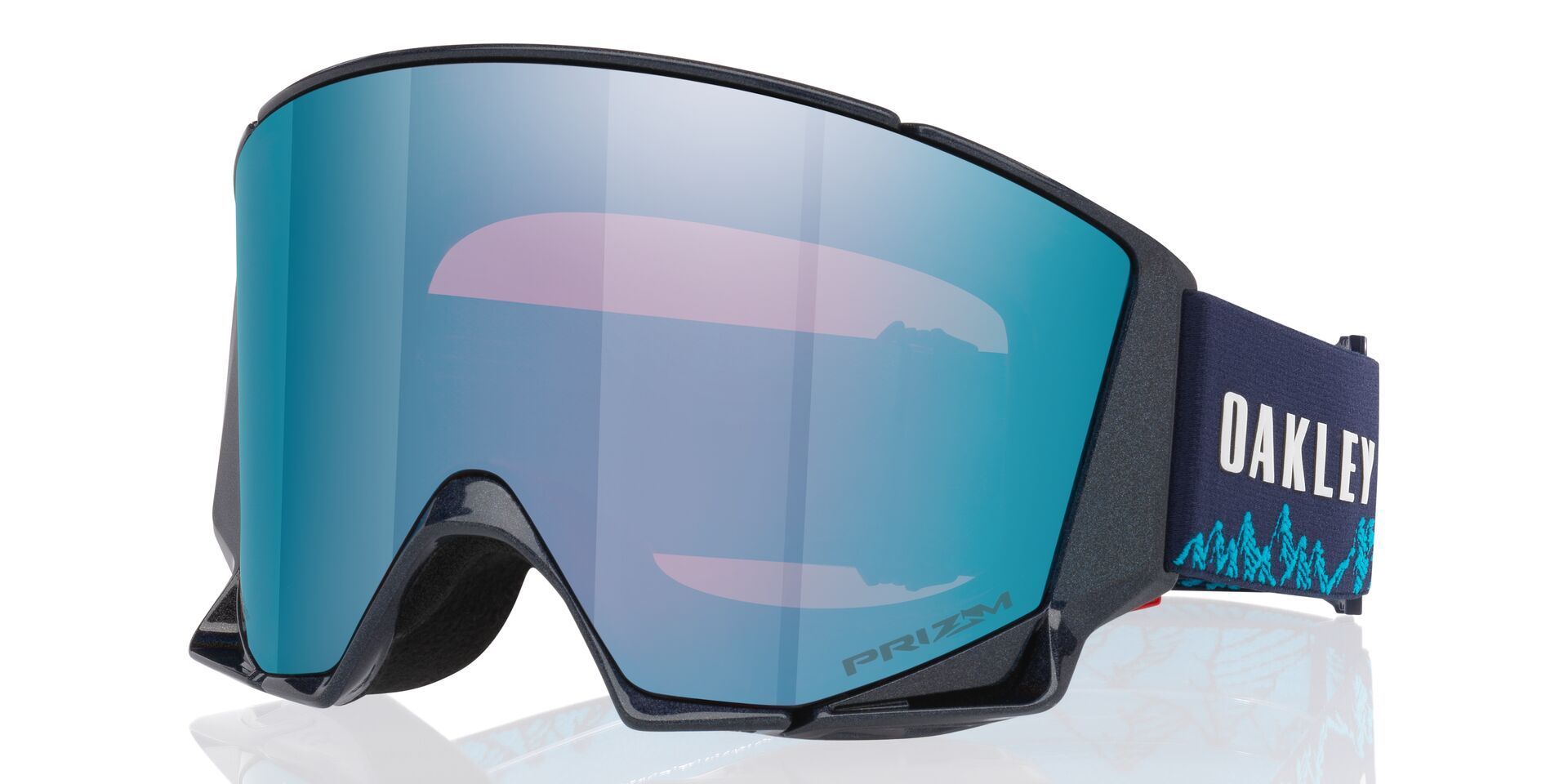 Oakley Flow Scape™ Ski & Snowboard Goggles 2026 - Shiffrin Signature With Prizm Sapphire Lens Front_Angled_Left