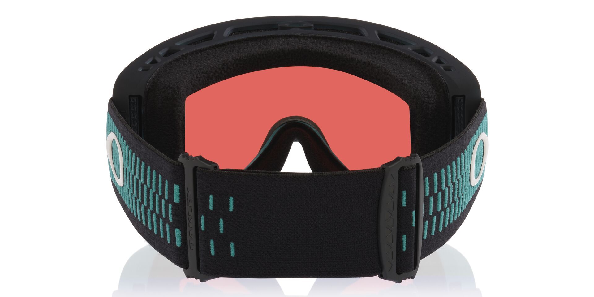 Oakley Mont Scape™ L Ski & Snowboard Goggles 2026 - Matte Black With Prizm Sapphire Lens and Wide Field-of-View Back_Flat