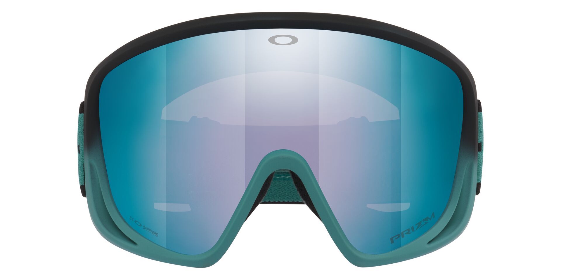 Oakley Mont Scape™ L Ski & Snowboard Goggles 2026 - Matte Black With Prizm Sapphire Lens and Wide Field-of-View Front_Flat