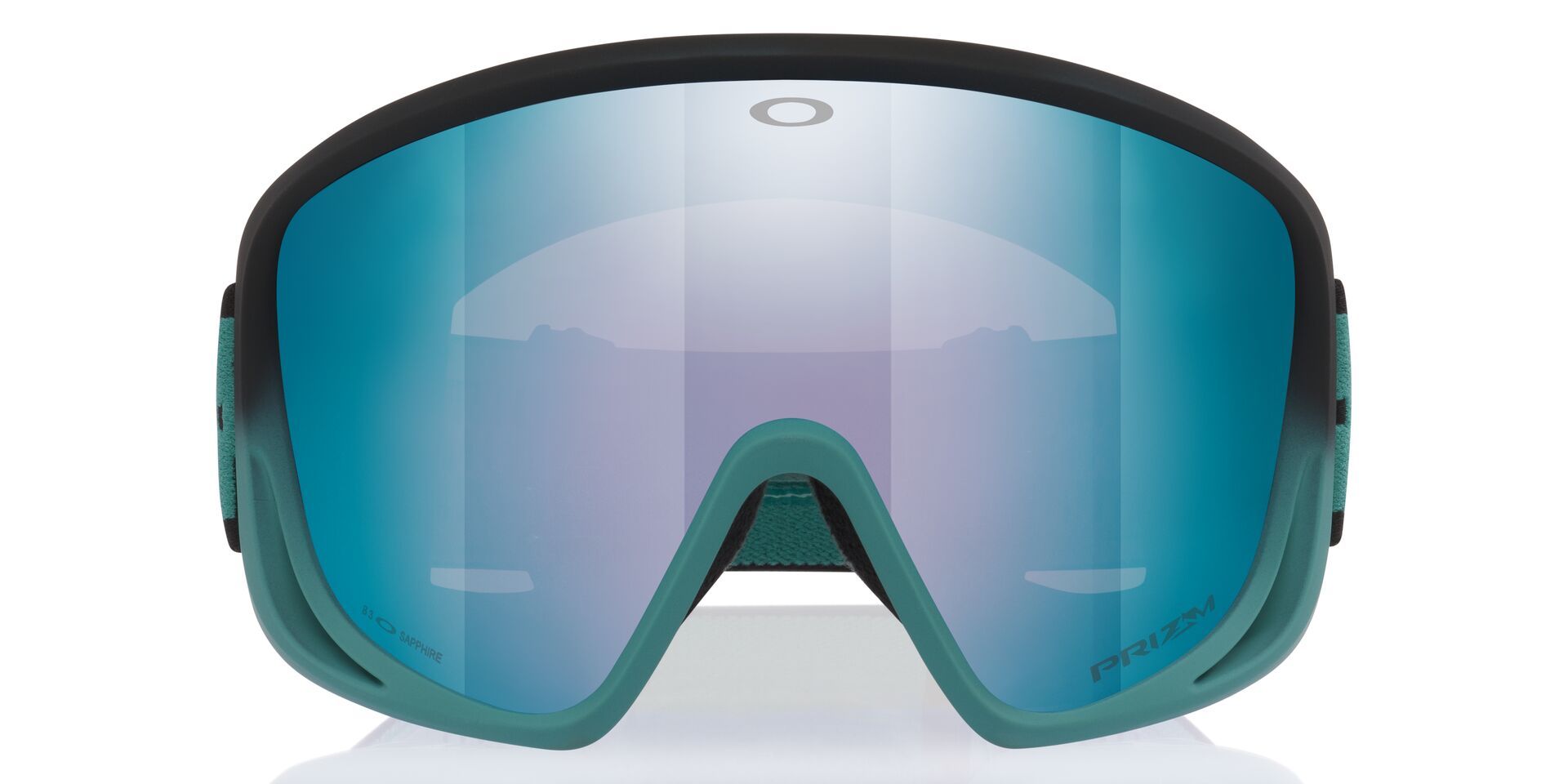 Oakley Mont Scape™ L Ski & Snowboard Goggles 2026 - Matte Black With Prizm Sapphire Lens and Wide Field-of-View Front_Flat