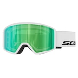 Scott Trace Pro Ski & Snowboard Goggles 2026 - Black with Blue Chrome Lens Front_Flat