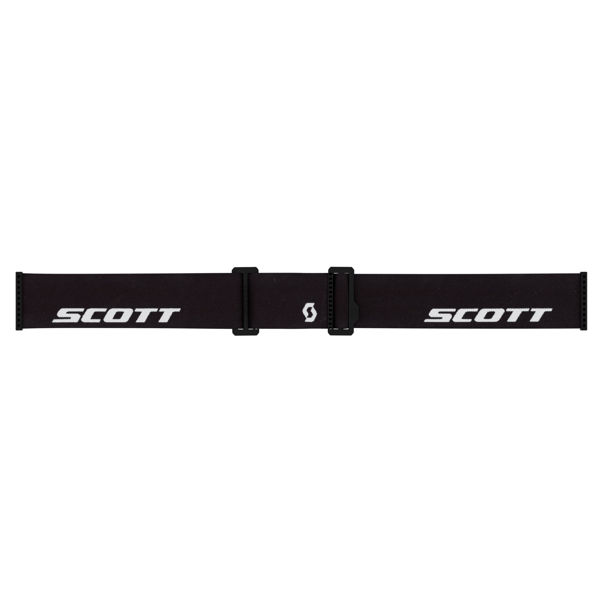 Scott Trace Ski & Snowboard Goggles 2026 Black & White with Enhancer Mirror Lens Back_Flat