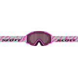 Scott Shield Ski & Snowboard Goggles 2026 - Pink Green with Rose Lens Front_Flat