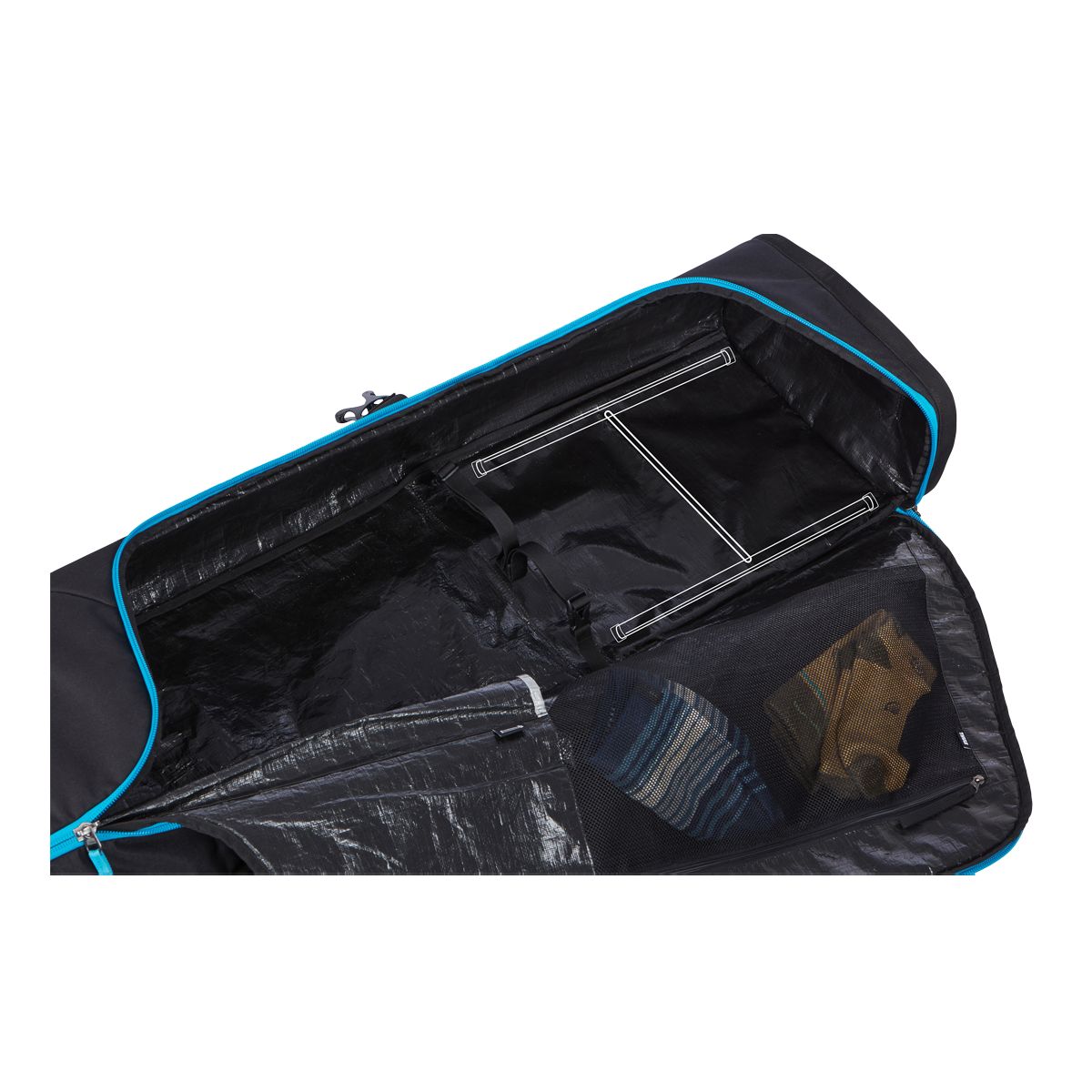 Thule Roundtrip 175 cm Ski Roller Bag CloseUp