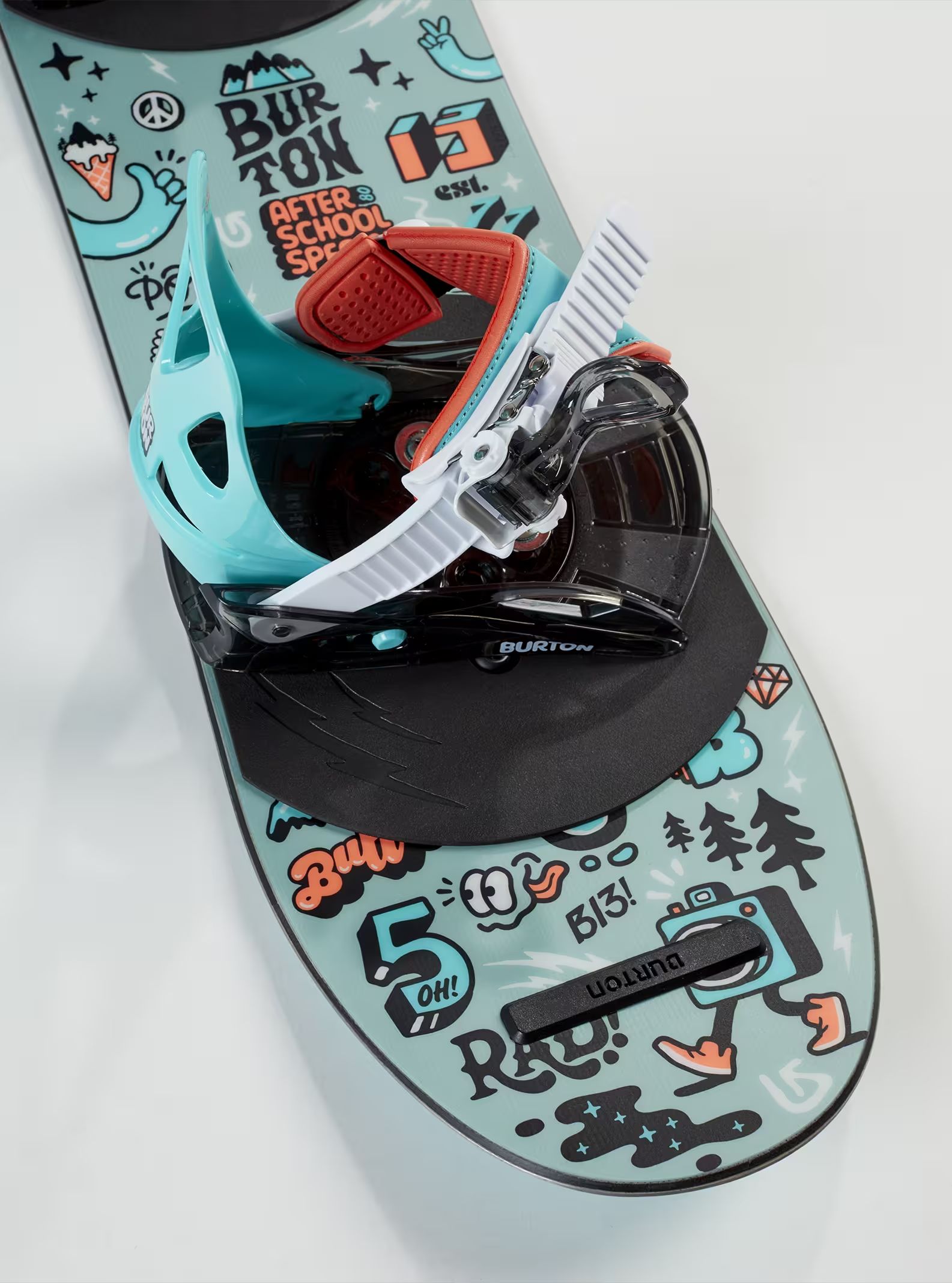 burton After school 80cm リール付き Burton Kids' After School Special Twin Flat Snowboard