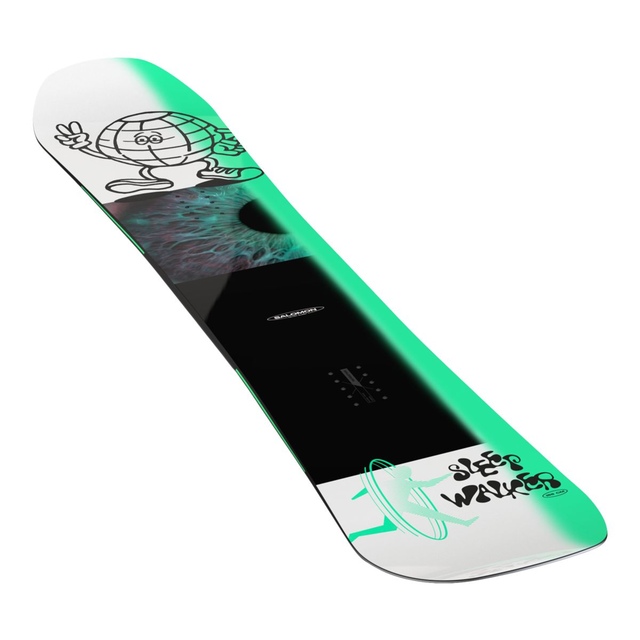 Salomon Men's Sleepwalker 2023 Intermediate Snowboard, Freestyle, Twin