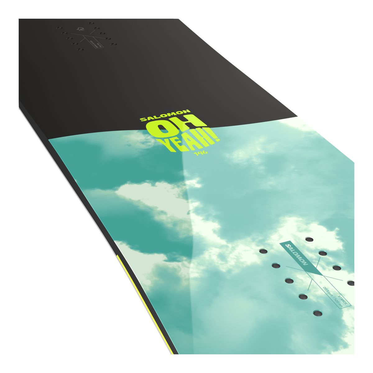 Salomon Women's Oh Yeah 2023 Beginner Snowboard, Freestyle, Twin