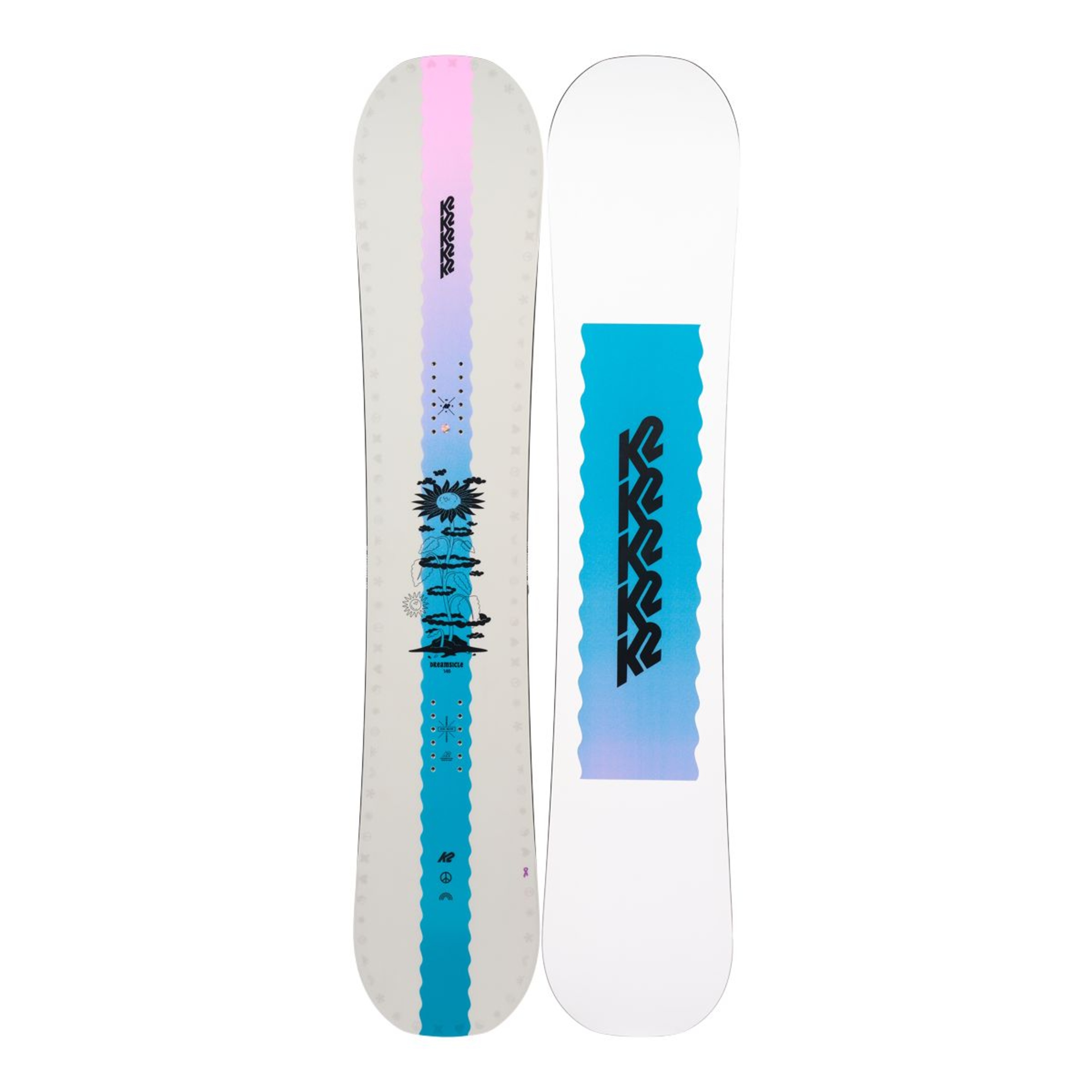 K2 Women's Dreamsicle 2023 Beginner Snowboard, All Mountain ...