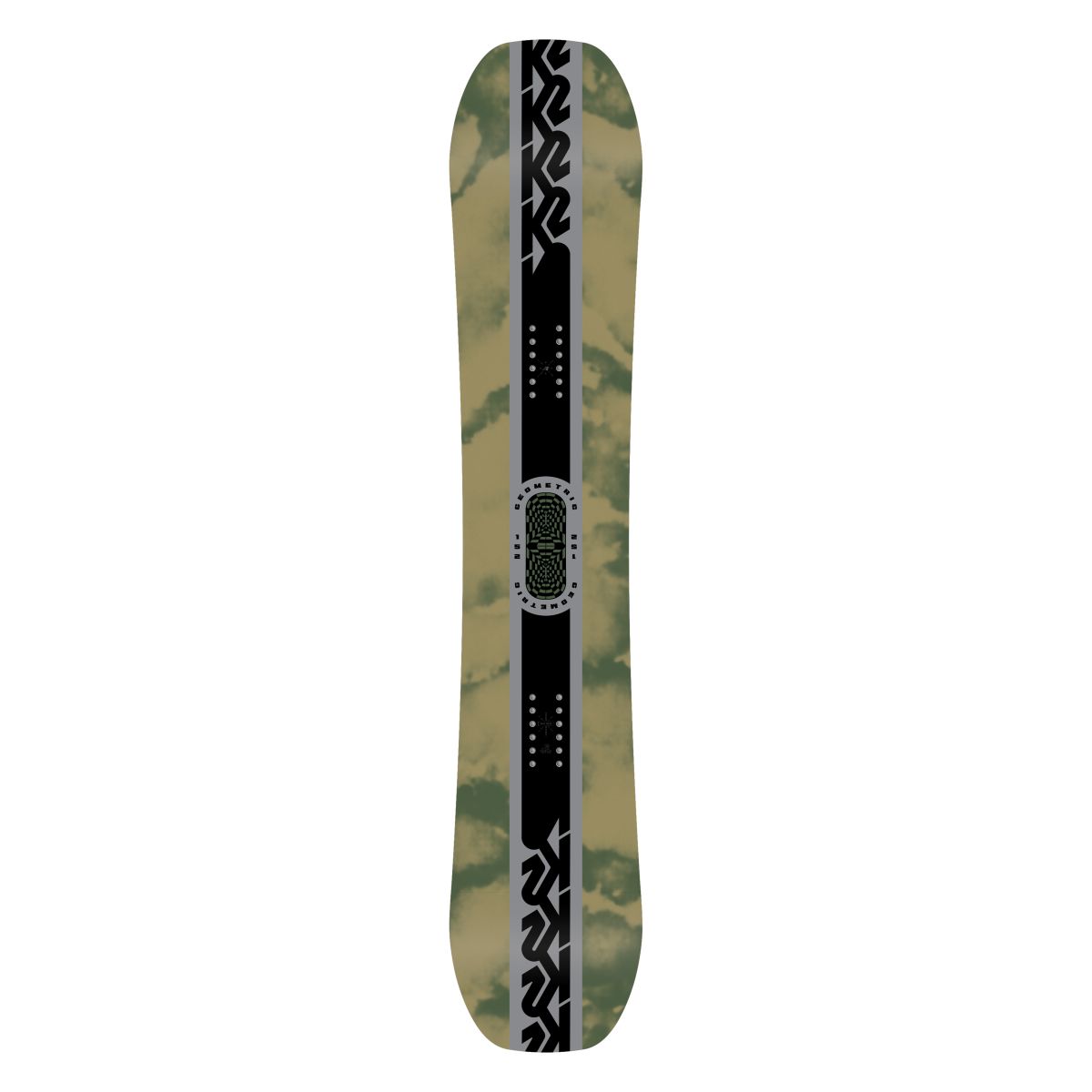 K2 Geometric Men's Twin Camber Snowboard 2024