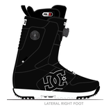 DC Control Big Logo Men's Snowboard Boots Side_Right