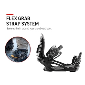 Ripzone Rivet Men's Snowboard Bindings 2023