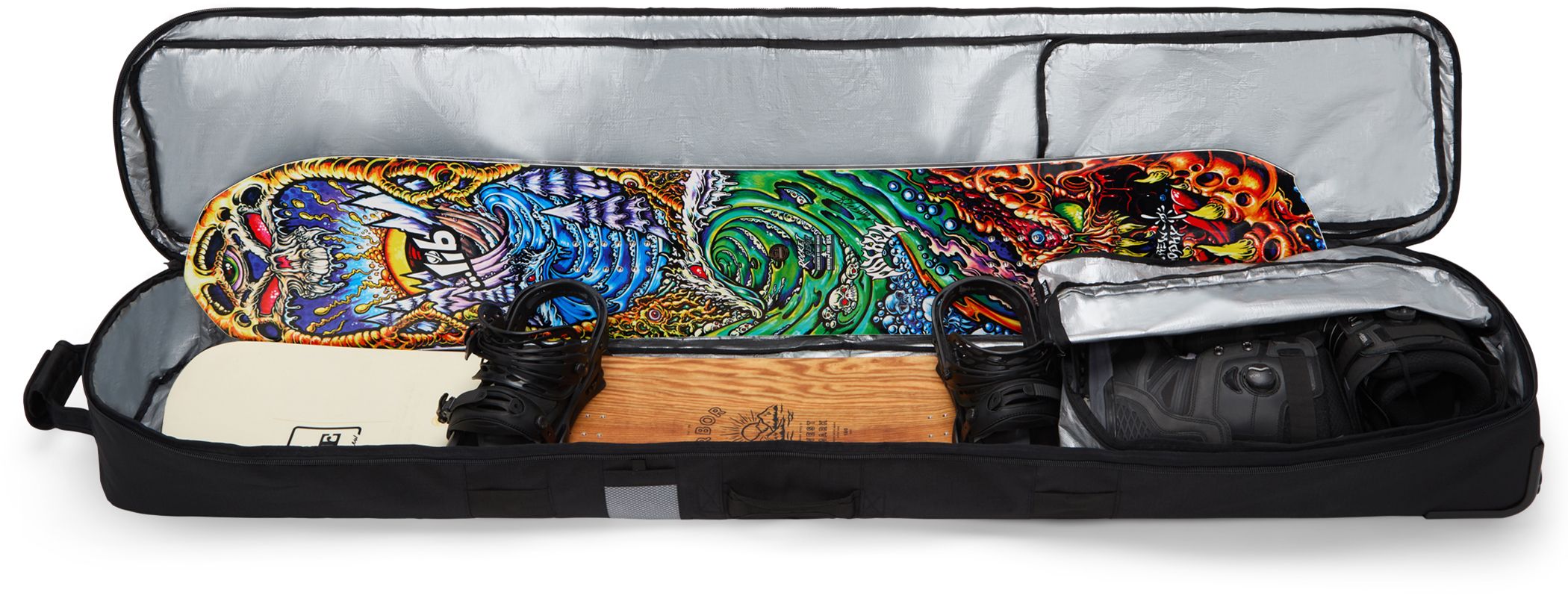 Dakine Low Roller Wheeled Snowboard Travel Bag 2025
