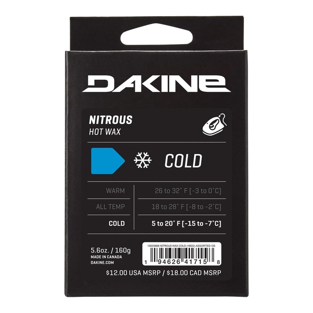 Dakine Nitrous Cold Wax - 160g Back_Flat