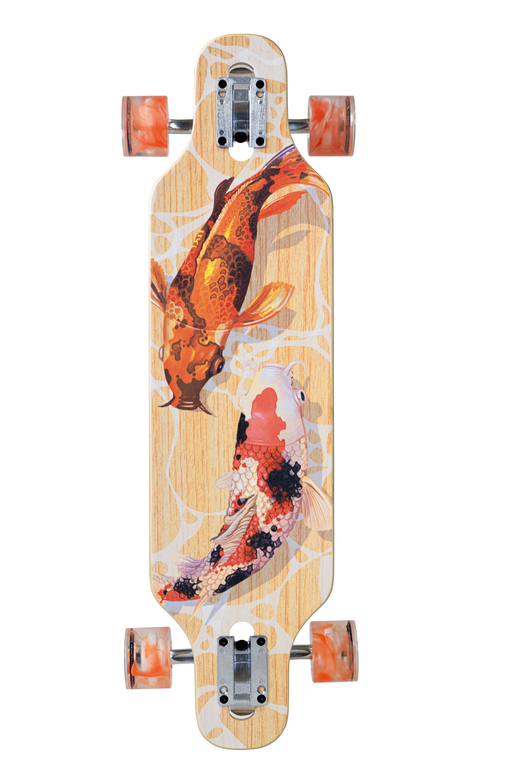 Madd Gear 31" Drop Through Cruiser Skateboard Overhead_Flat