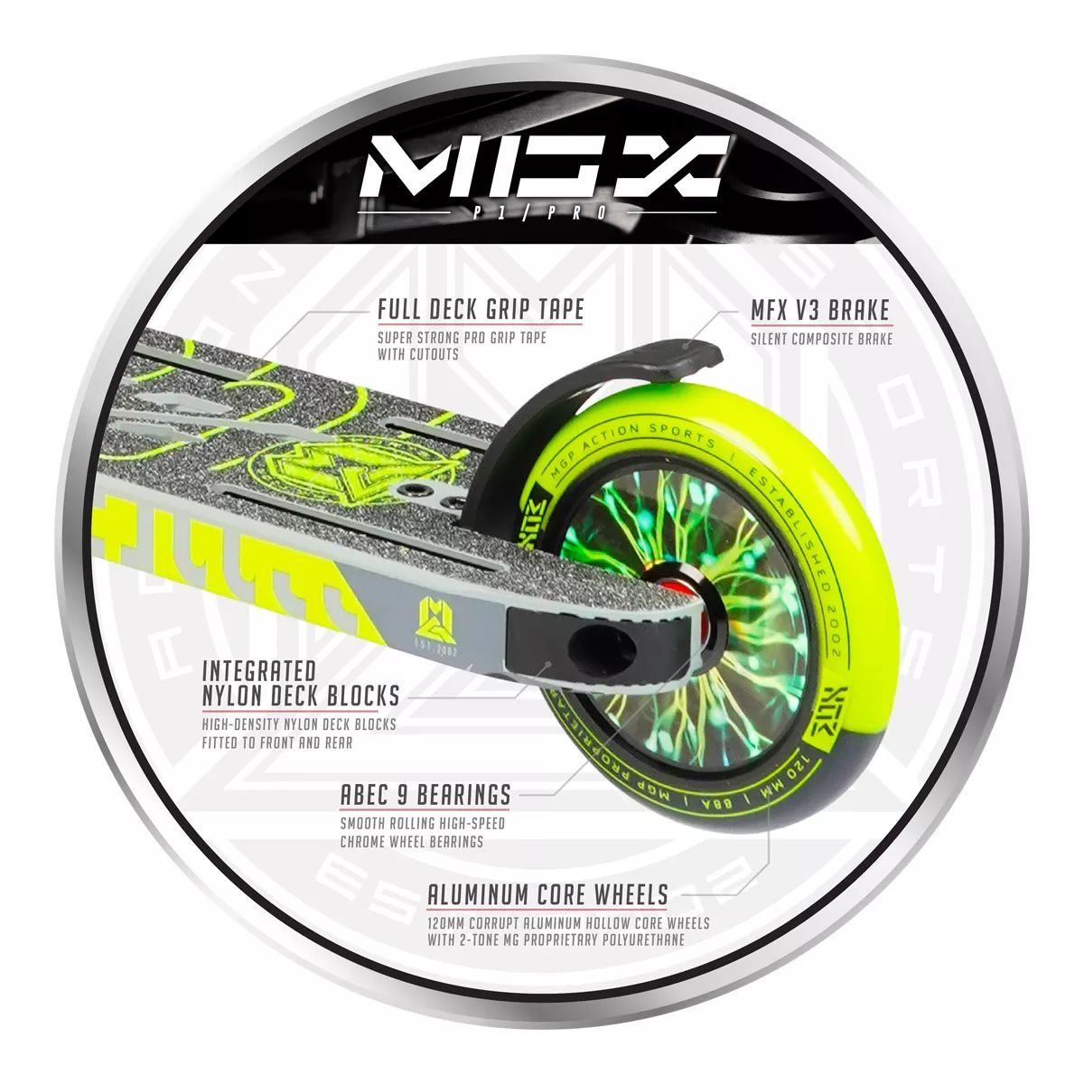 Madd Gear Mgx Freestyle Pro Scooter CloseUp