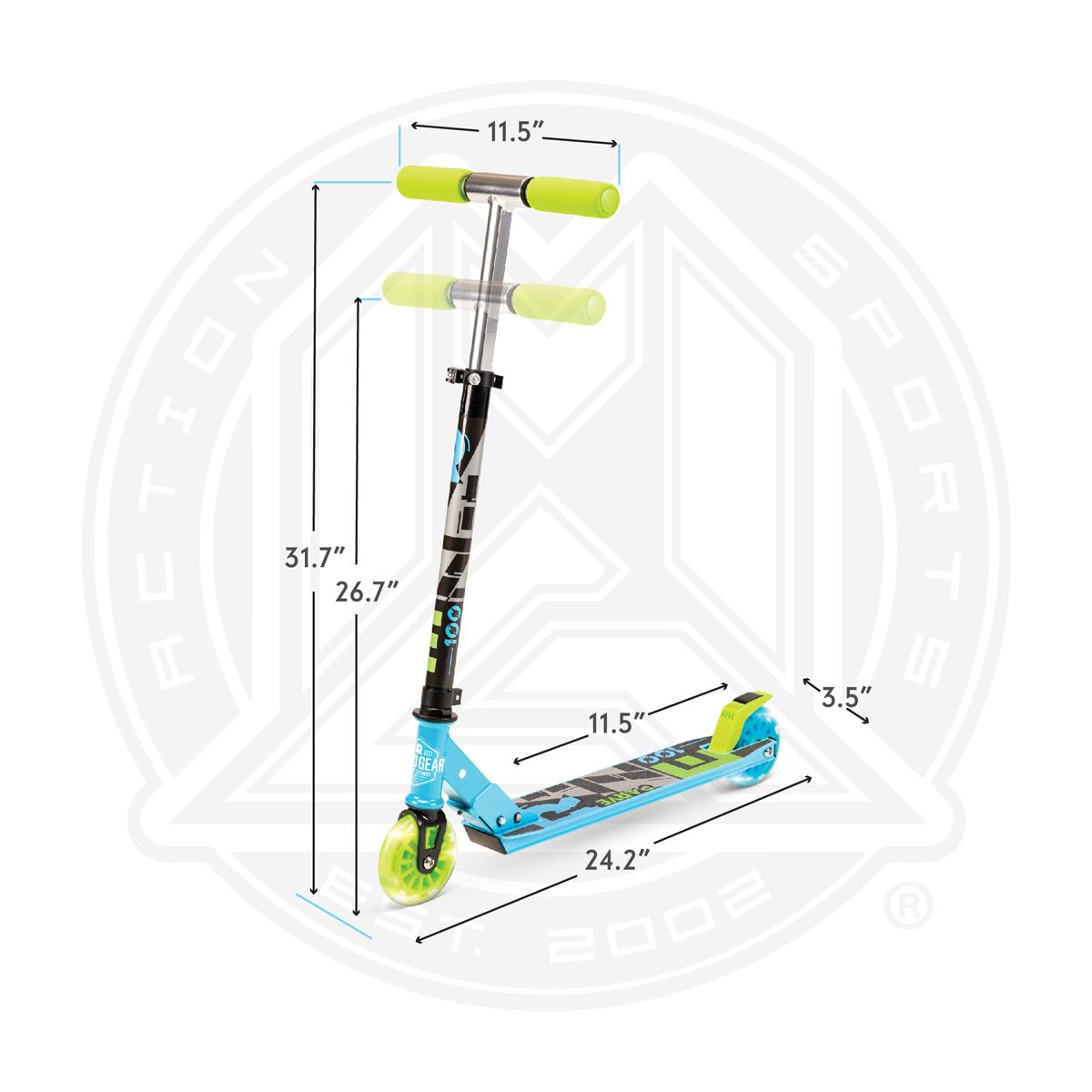 Madd Gear Carve Rize 100 Scooter