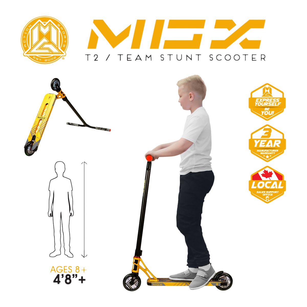 Madd Gear MGX Team T2 Scooter Composite_or_Mixed