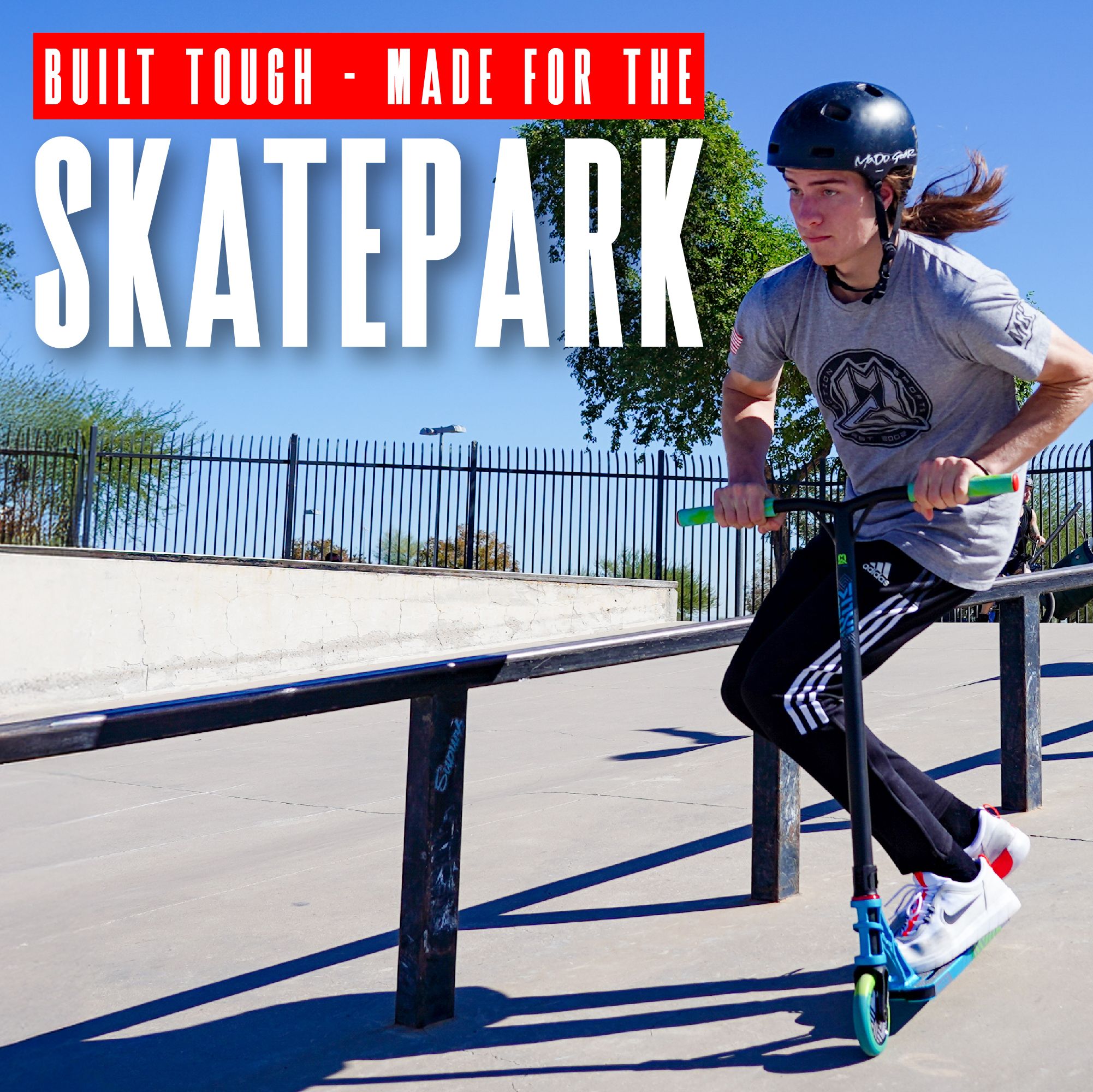 Madd Gear MG4 Titan Pro Scooter Front_Angled_Left