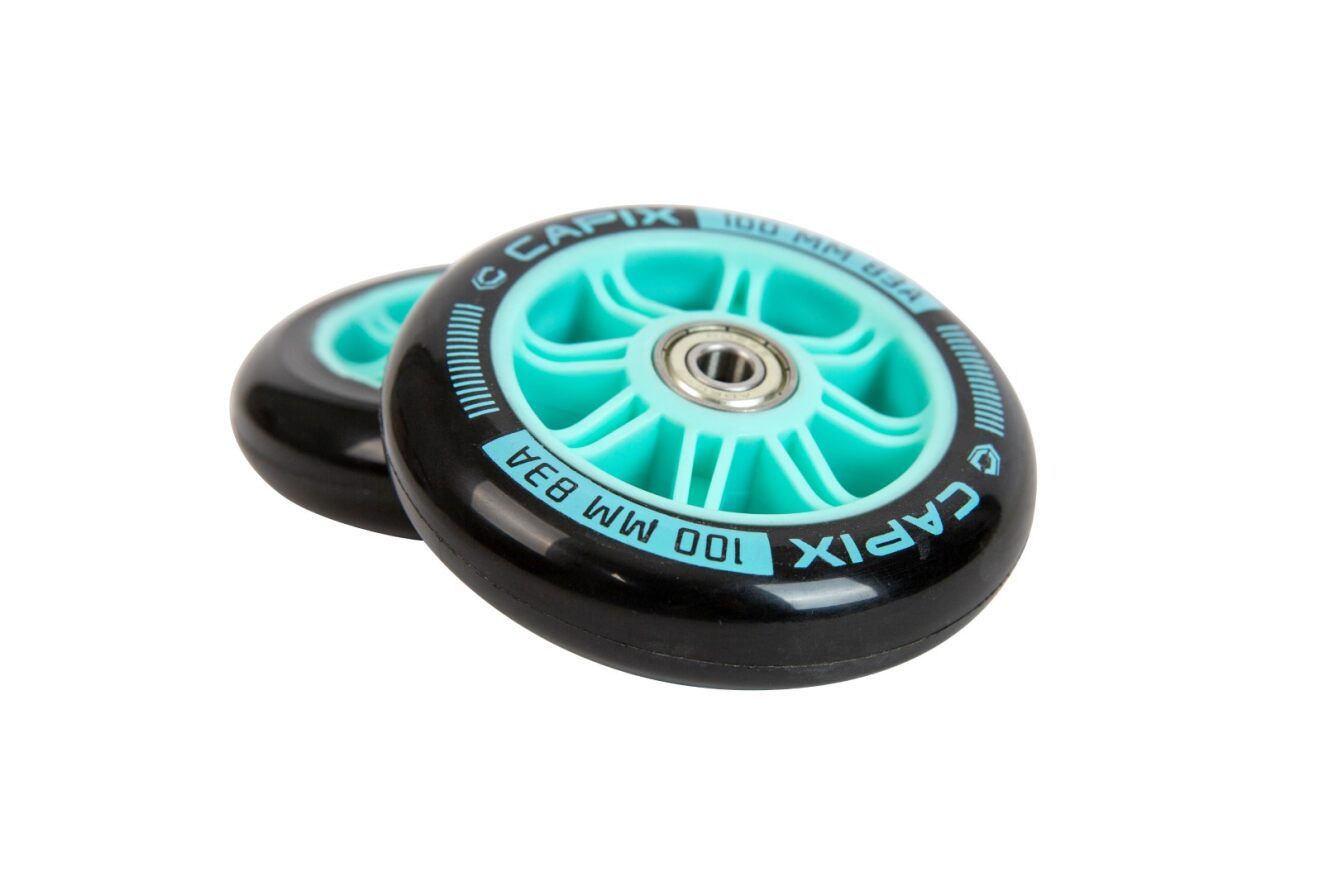 Capix 100mm Pu Replacement Scooter Wheels Set