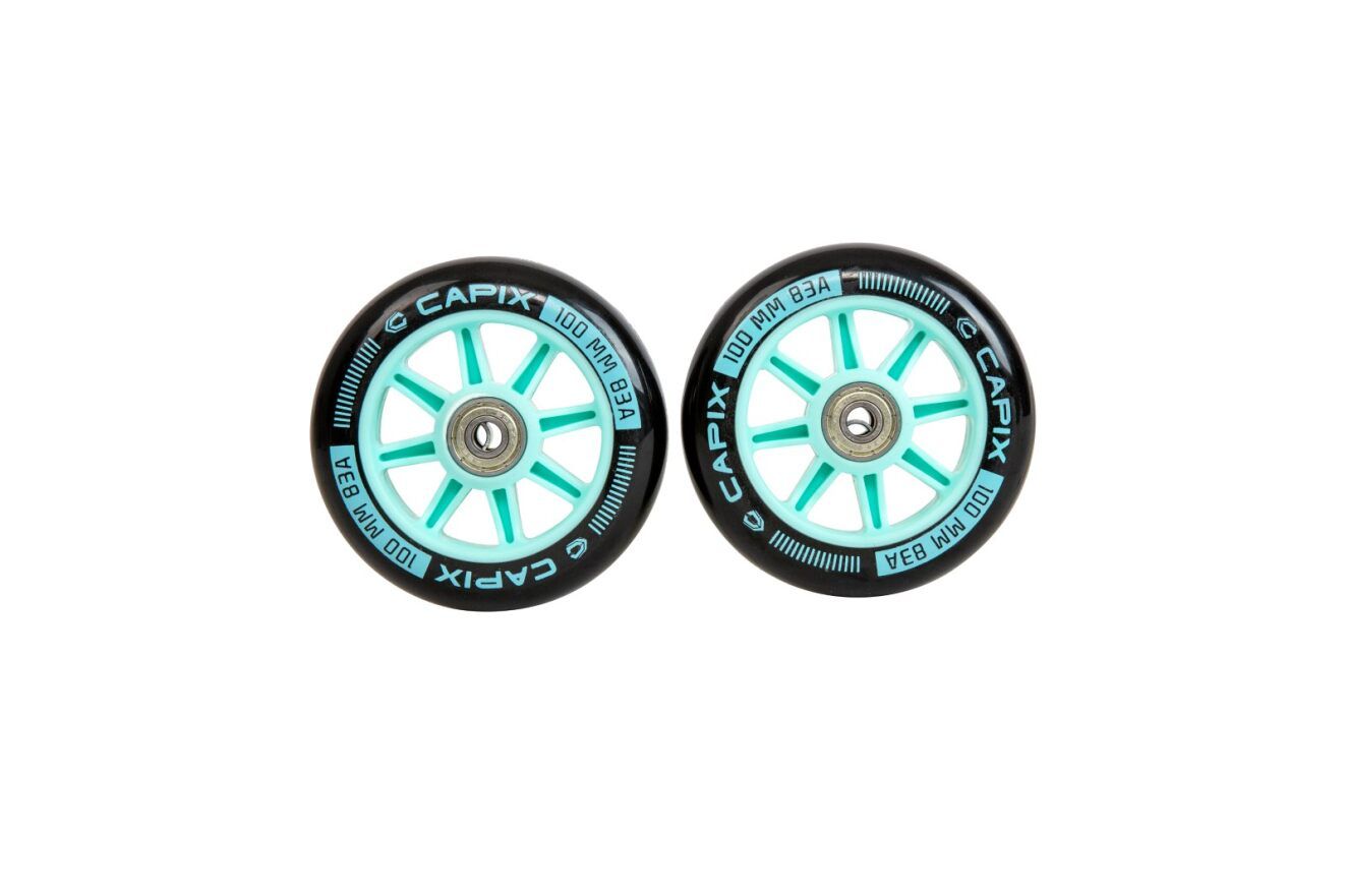 Capix 100mm Pu Replacement Scooter Wheels Set