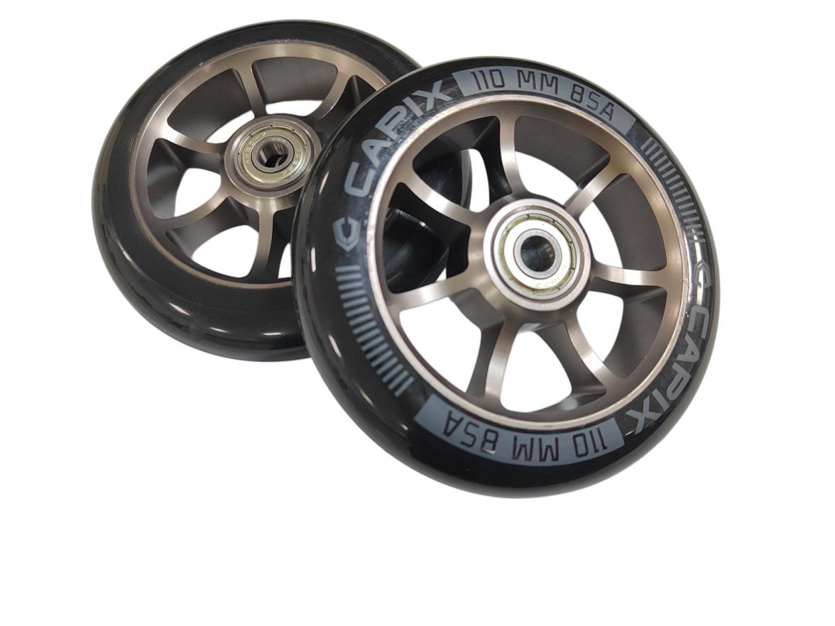 Capix 110mm Alloy Replacement Scooter Wheels Set with Bearings