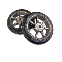 Capix 110mm Alloy Replacement Scooter Wheels Set with Bearings Composite_or_Mixed