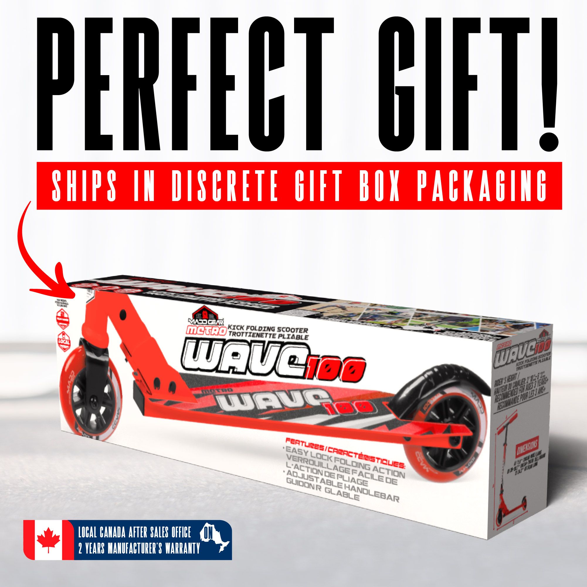 Madd Gear Wave 100 Scooter