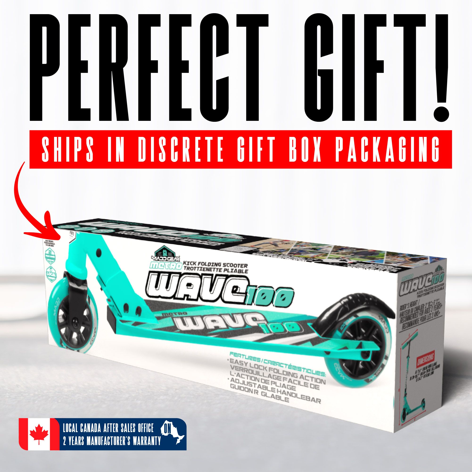 Madd Gear Wave 100 Scooter