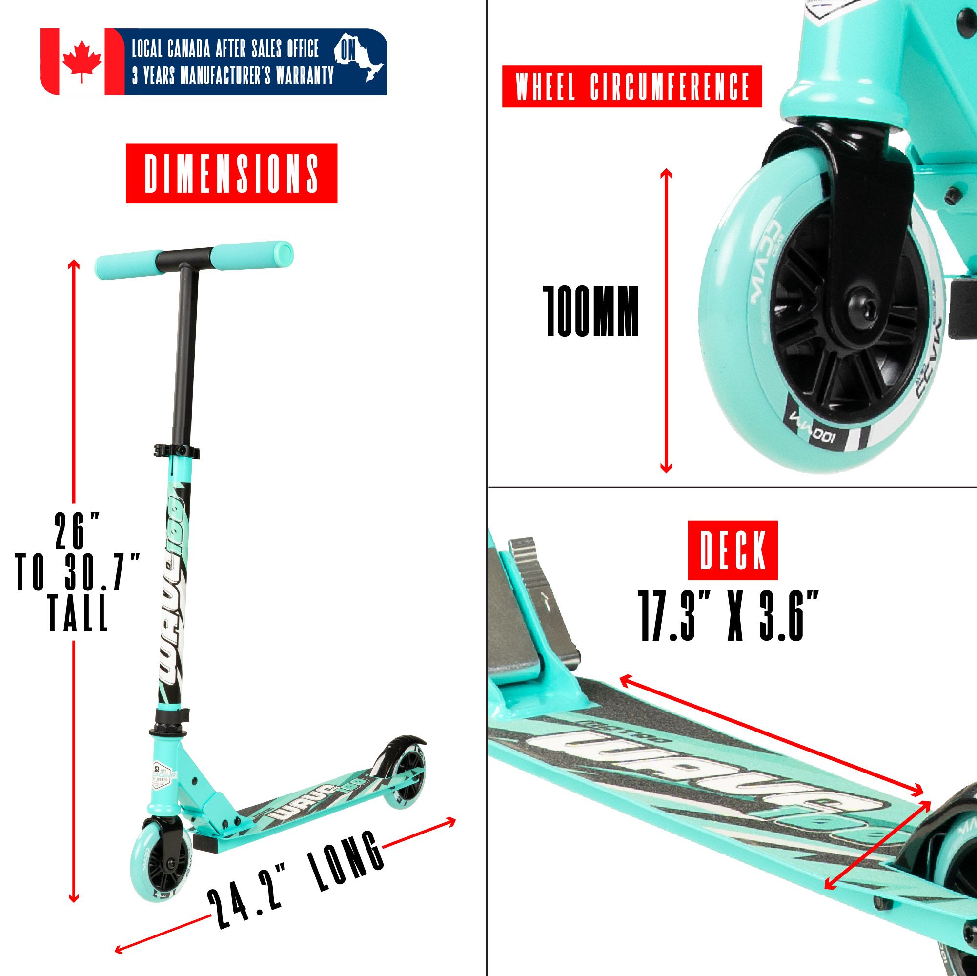 Madd Gear Wave 100 Scooter