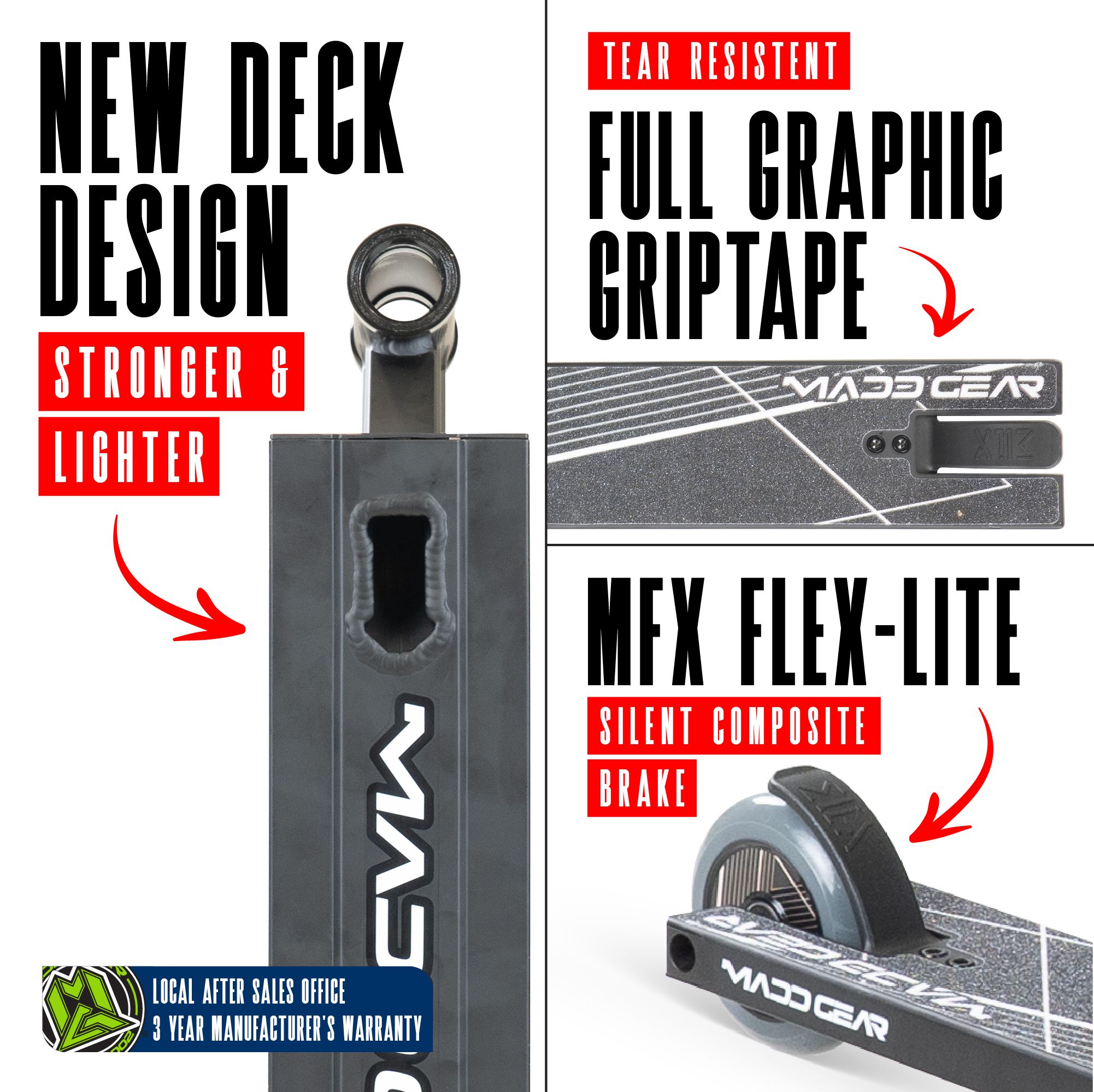 Madd Gear MG1 Raven Pro X Scooter CloseUp