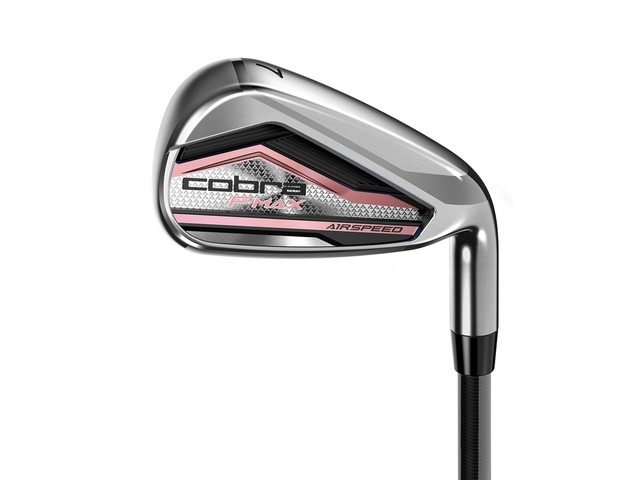 Cobra Women's F-Max Airspeed Combo 7-Piece Iron Set [5H,6H,7-P), Right-Hand CloseUp