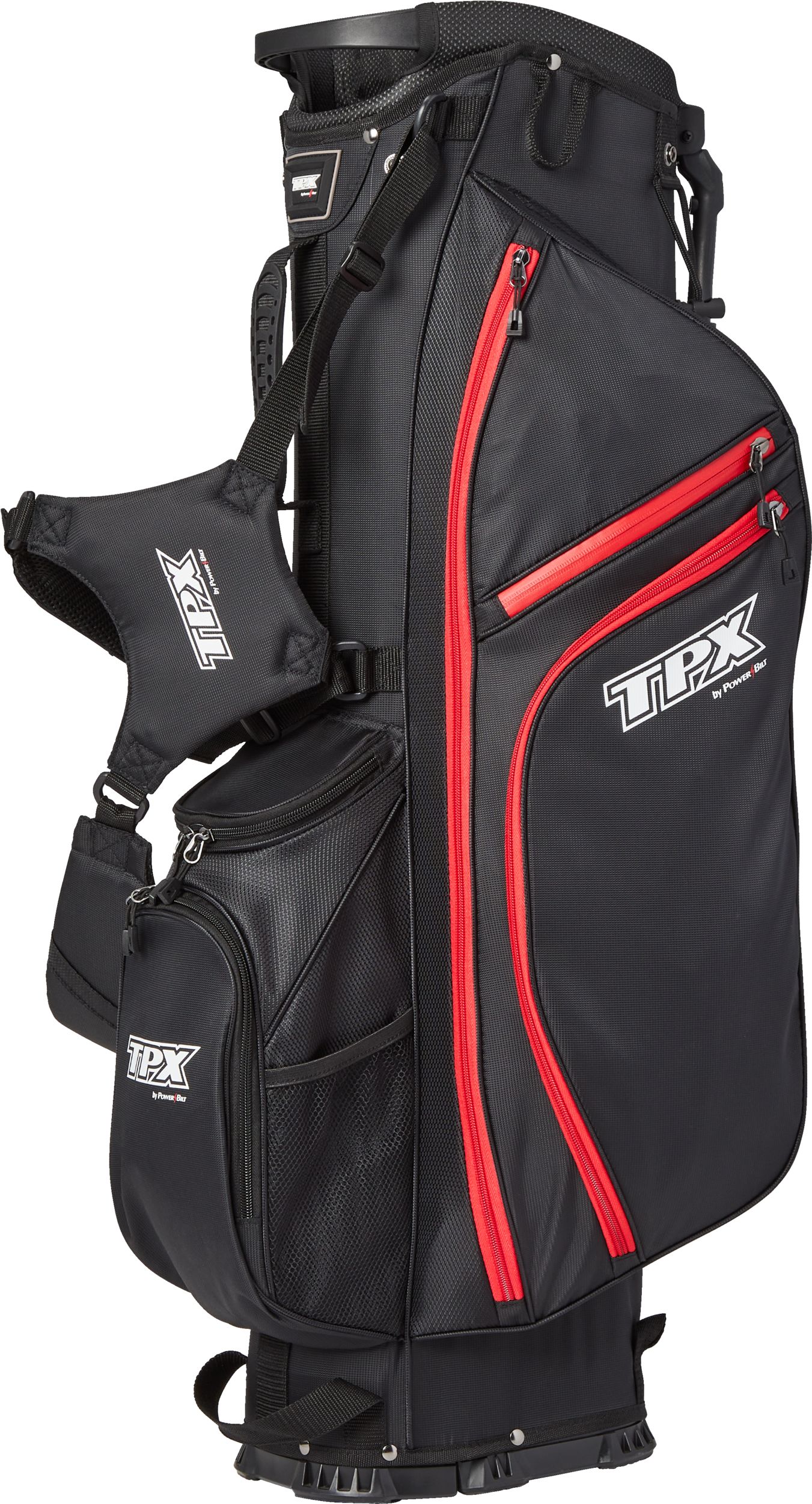 Powerbilt TPX Ultralight 2.0 Stand Golf Bag Front_Three_Fourths_Angled_Left