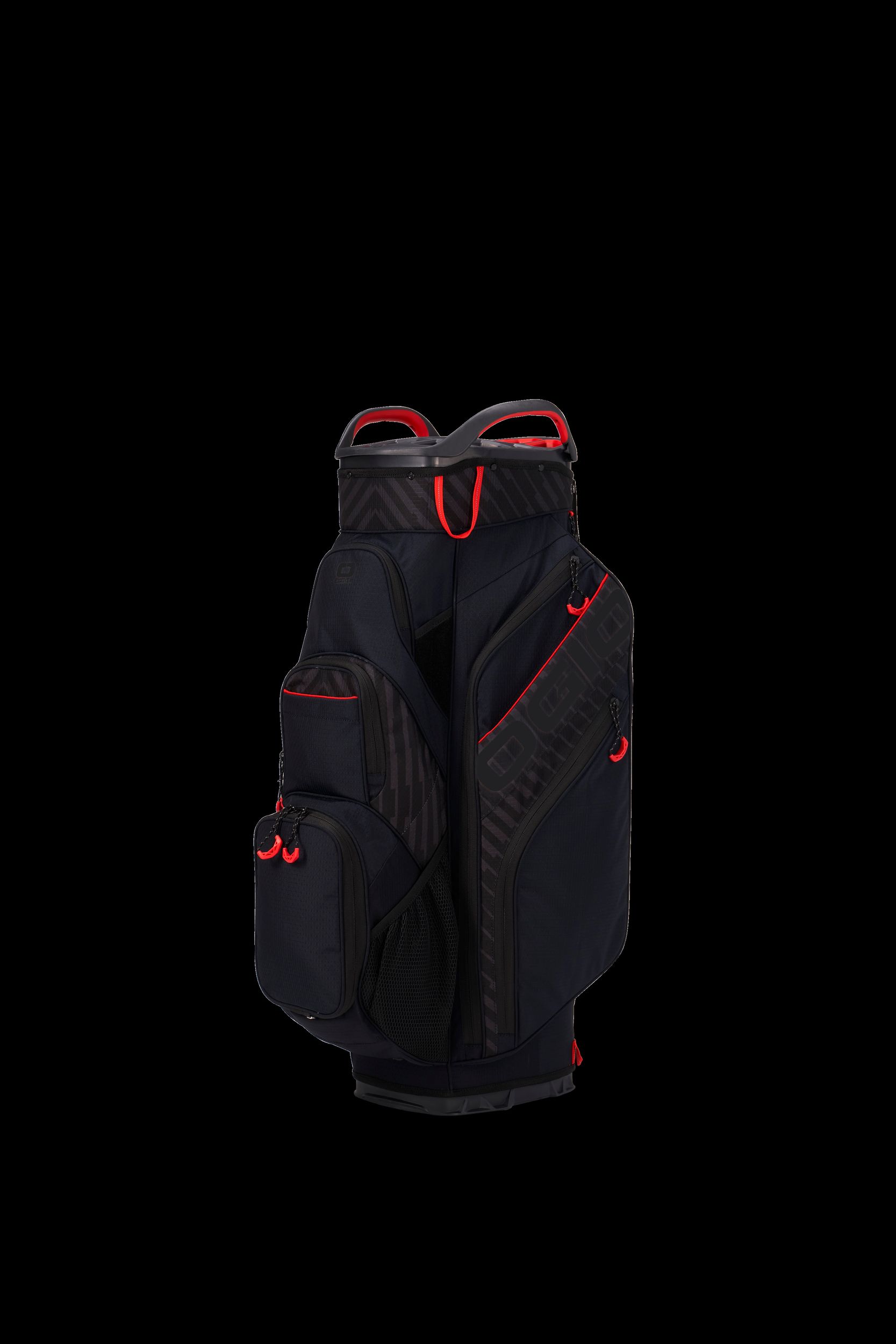 Ogio Woode Cart Golf Bag Front_Three_Fourths_Angled_Left
