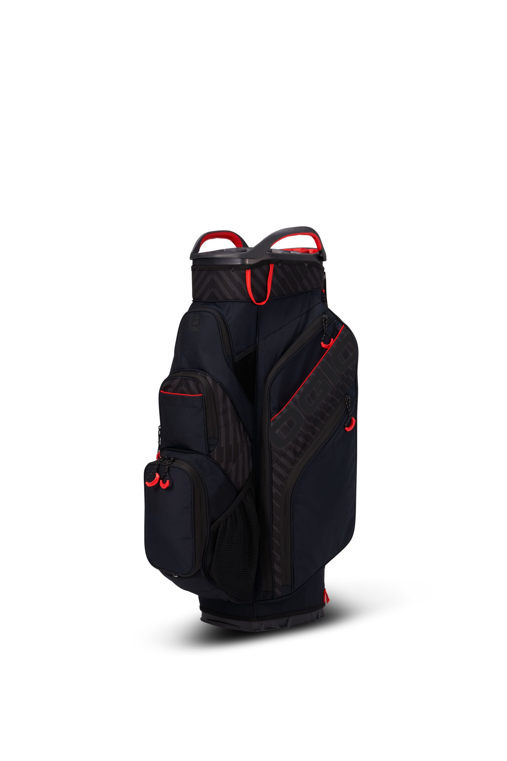 Ogio Woode Cart Golf Bag Front_Three_Fourths_Angled_Left
