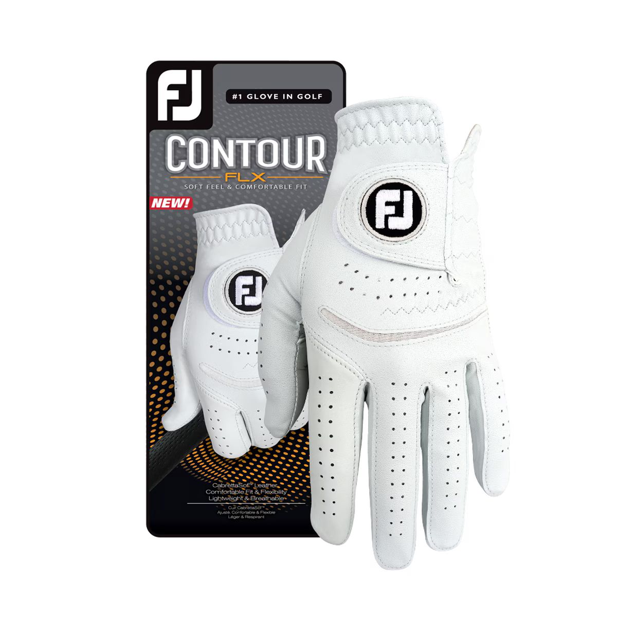 Footjoy Contour FLX Leather Golf Gloves - Left Hand