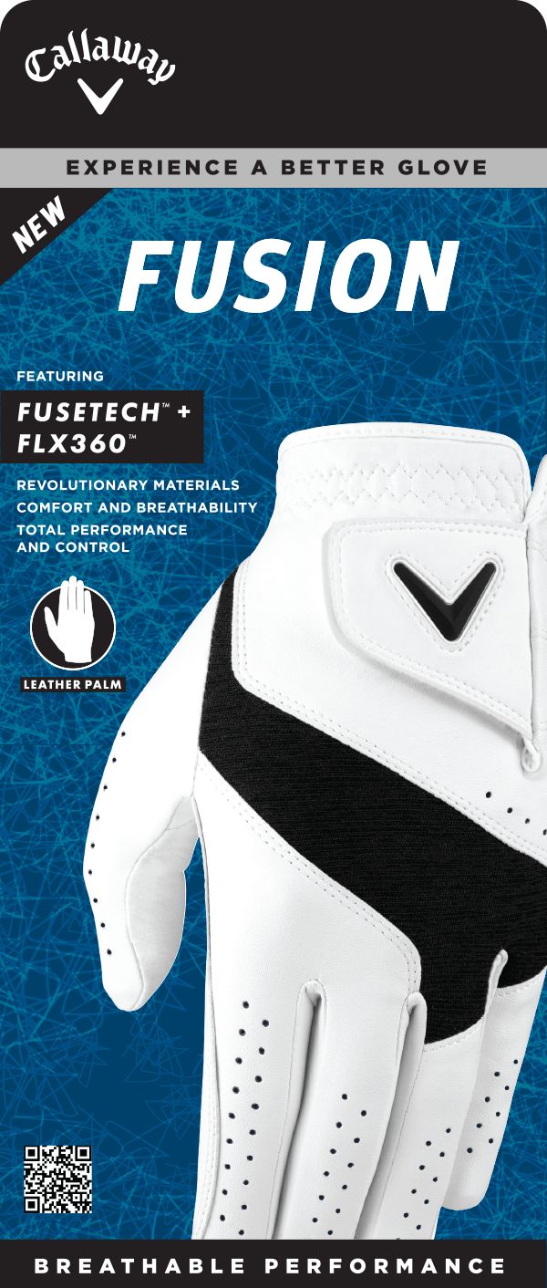 Callaway Fusion Men's Right Handed Golf Gloves
