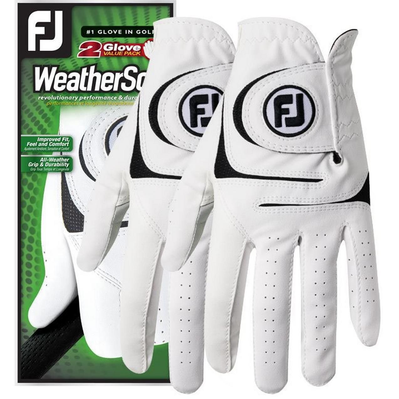 FootJoy Weathersof 2For Men's Left Hand Golf Gloves