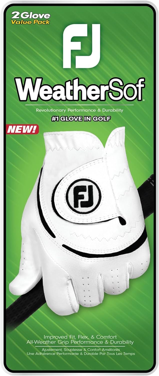 FootJoy Weathersof 2For Men's Right Hand Golf Gloves