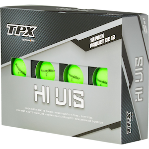 Powerbilt V High Optic Golf Balls, 12 Pack