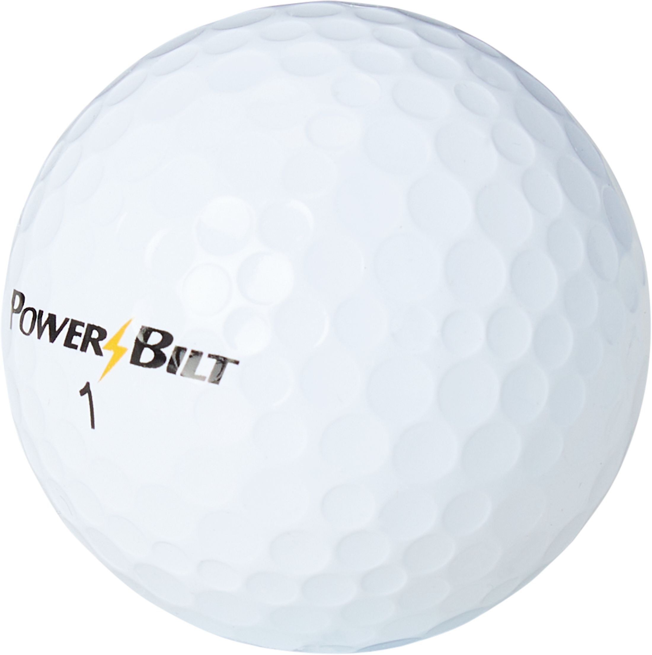 Powerbilt Soft Golf Balls, 12 Pack Front_Three_Fourths_Angled_Left