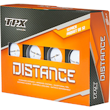 Powerbilt Distance Golf Balls, 12 Pack Front_Three_Fourths_Angled_Left