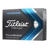 Titleist Tour Speed&nbsp; Prior Gen White Golf Balls - 12 Pack Front_Angled_Left