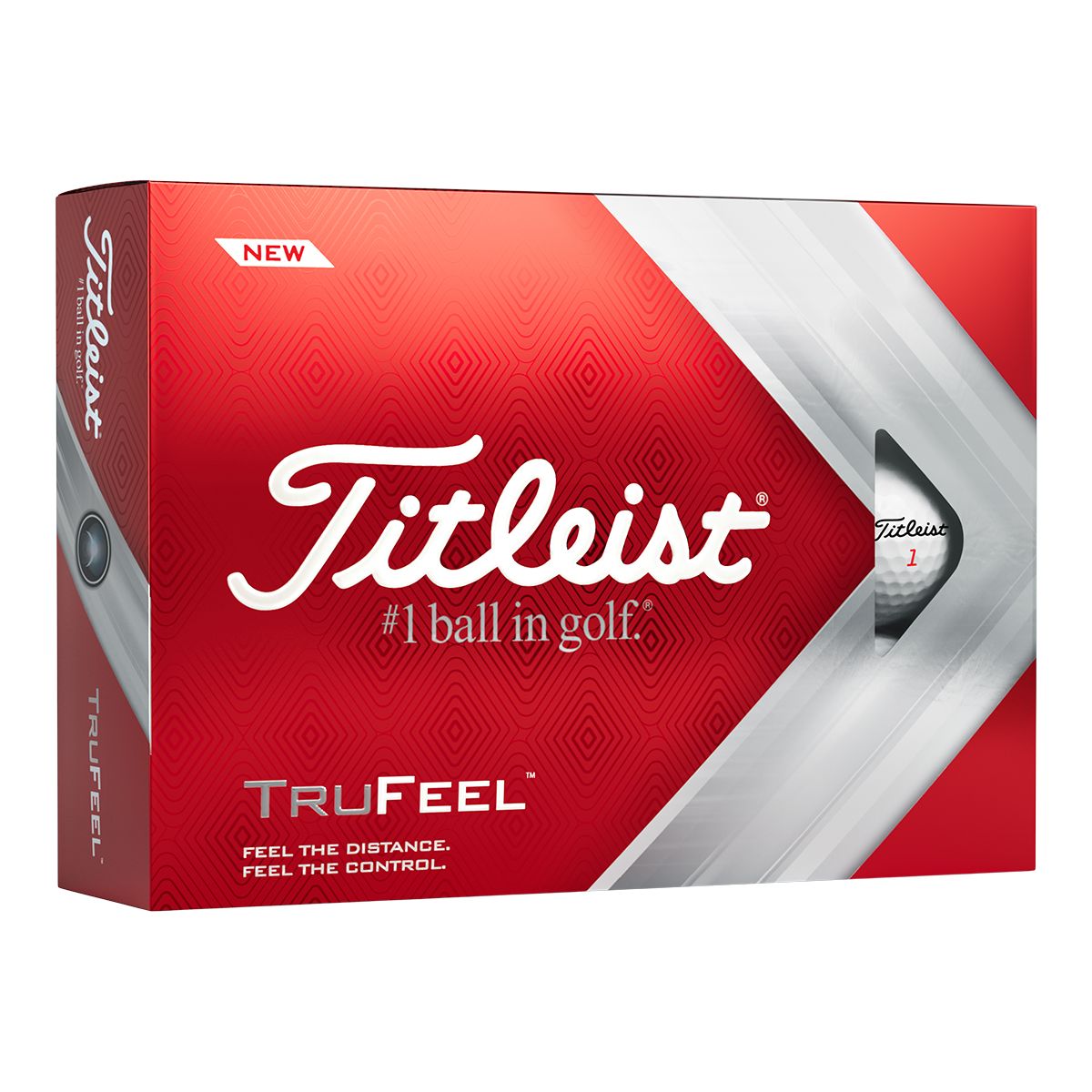 Titleist Trufeel Golf Balls - 12 Pack Front_Angled_Right
