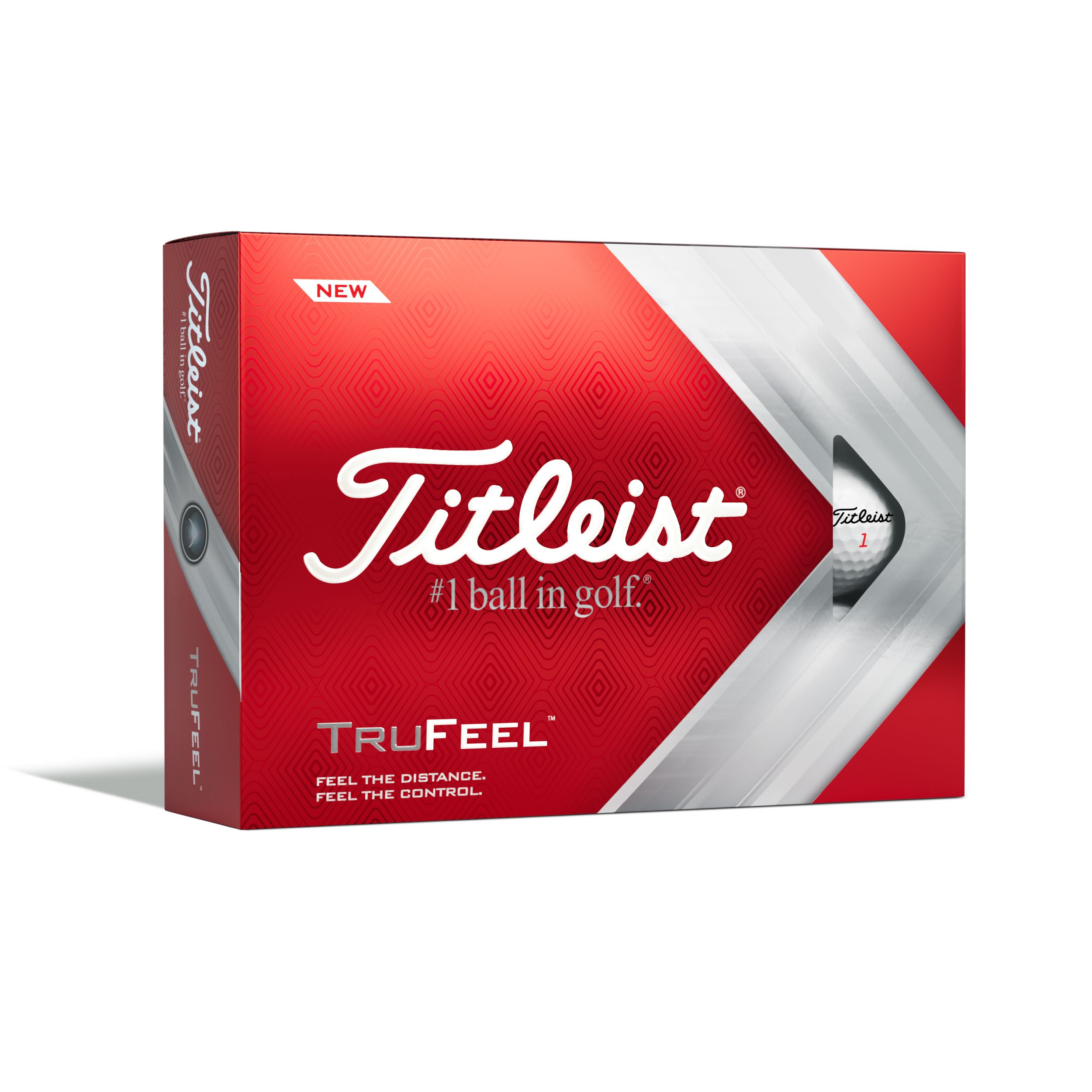 Titleist Trufeel Golf Balls - 12 Pack Front_Angled_Right
