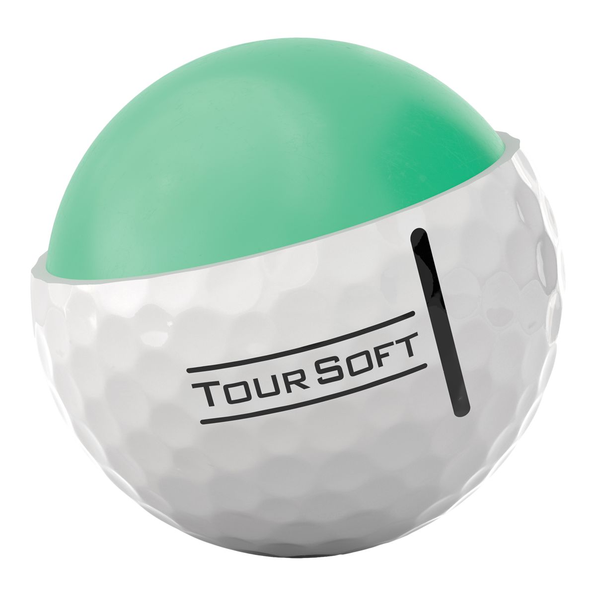 Titleist Tour Soft Prior Gen White Golf Balls - 12 Pack Front_Flat