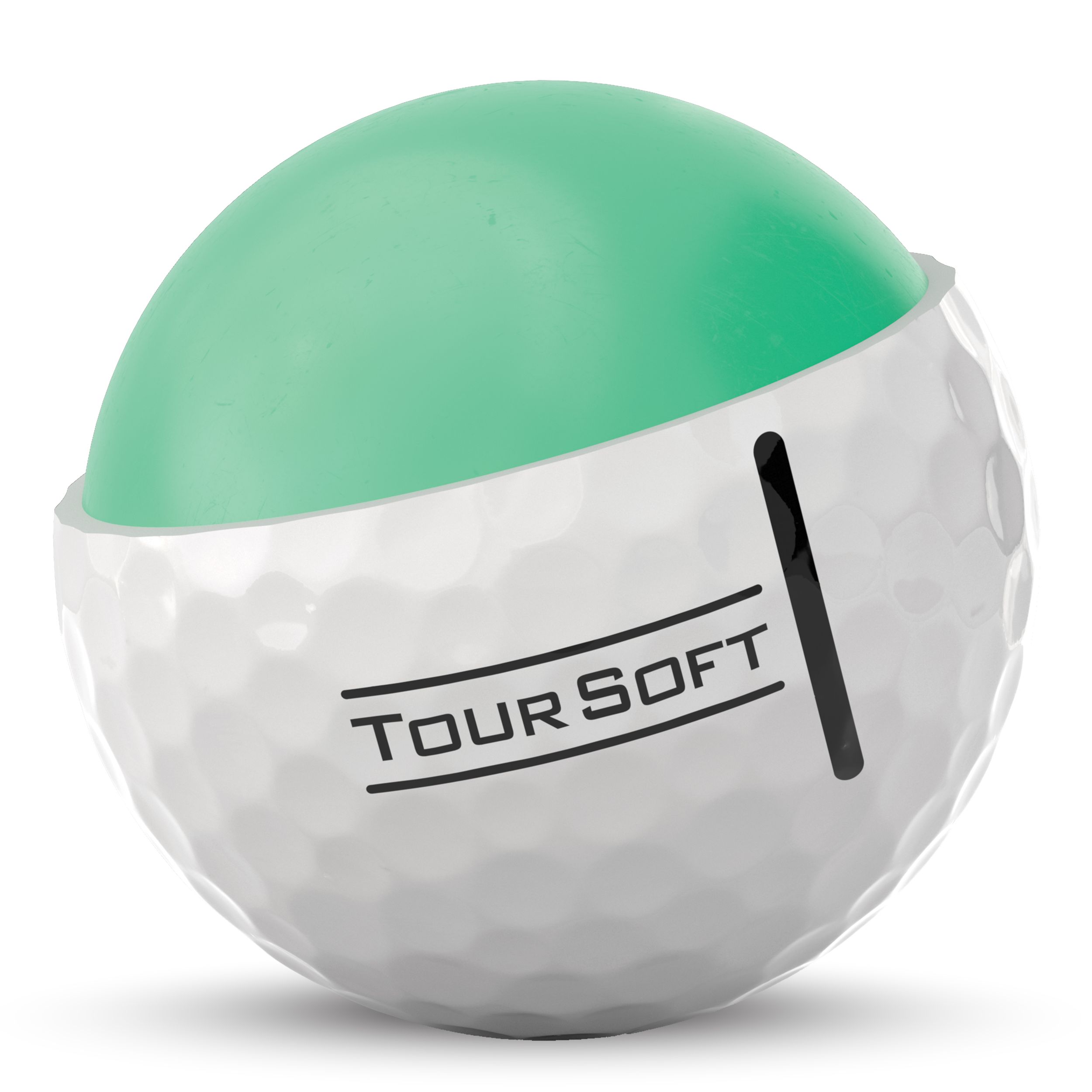 Titleist Tour Soft Prior Gen White Golf Balls - 12 Pack Front_Flat