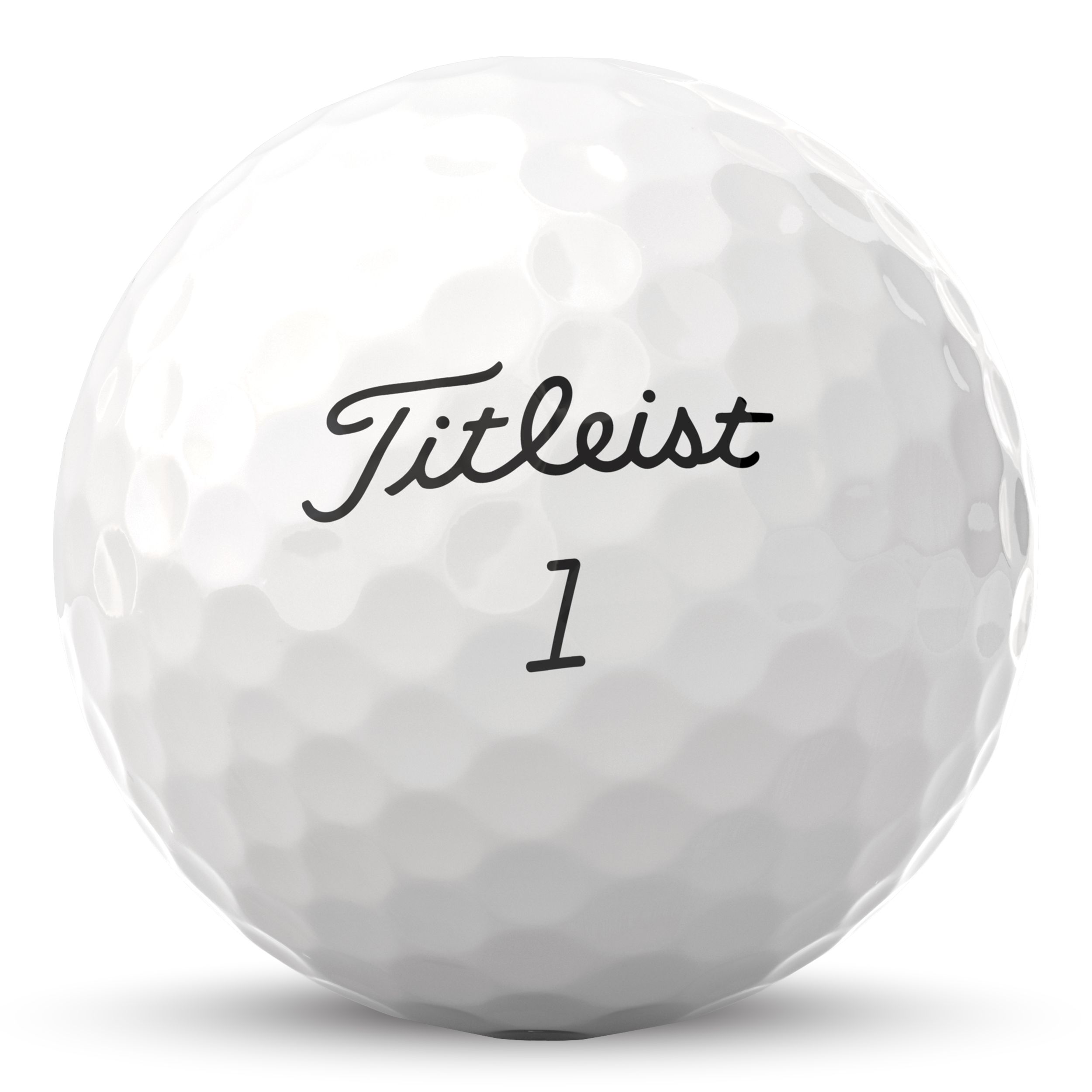Titleist Tour Soft Prior Gen White Golf Balls - 12 Pack Front_Flat