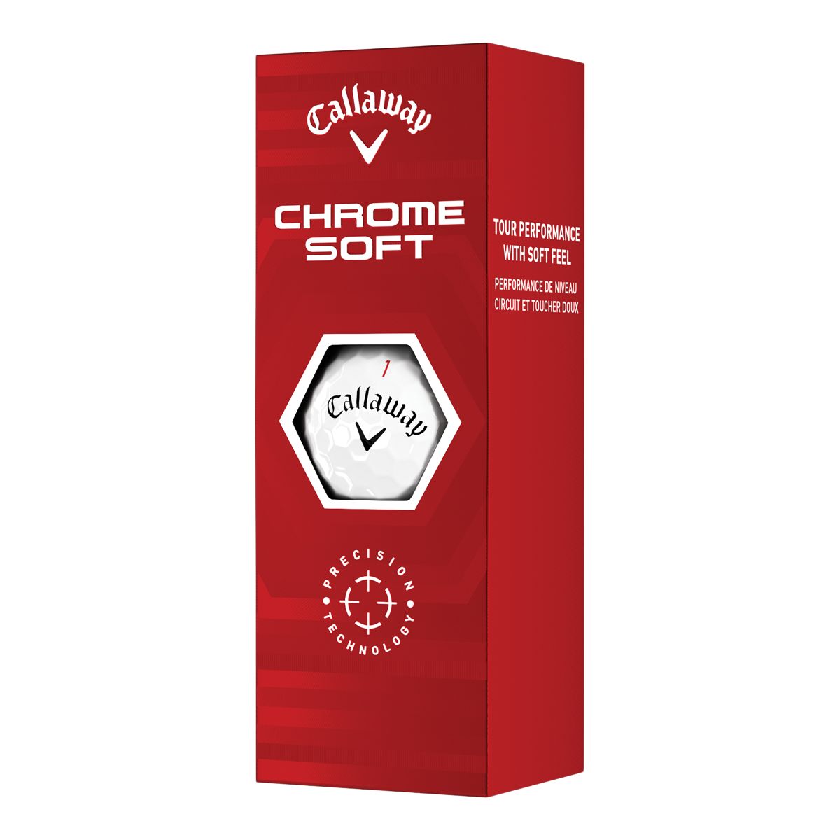 Callaway Previous Gen Chrome Soft Golf Balls, 12 Pack Front_Angled_Left